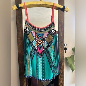 Turquoise tank top size M